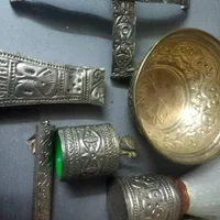 لوازم حمام تمام قلم ورشاب قدیمی|کلکسیون اشیاء عتیقه|اصفهان, باتون|دیوار
