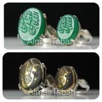 انگشتر نقره ست زنانه و مردانه با فاکتور معتبر|جواهرات|مشهد, چهنو|دیوار