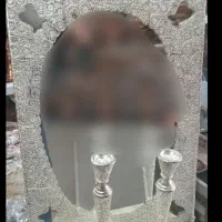 آینه شمعدان مسی