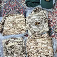 لباس نظامی کویری عملیاتی دیجیتال خاکی و لباس سبز