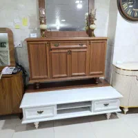 آینه کنسول مدل رومانی|بوفه، ویترین، کنسول|تبریز, |دیوار