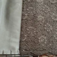 پارچه دانتل مخمل حاشیه دار