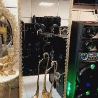 آینه ایستاده ۵گل با کنسول تاجدار ۲متری برنز سوگلی|آینه|زنجان, |دیوار