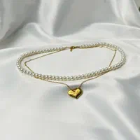 گردنبند دولاین مروارید اقتصادی