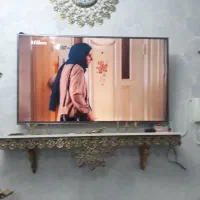 ساعت و میز تلویزیون برنز