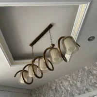 ۲ عدد لوستر|لوستر و چراغ آویز|کرج, برغان|دیوار