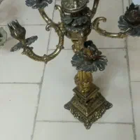 لوستر شمعدان برنزی برنجی