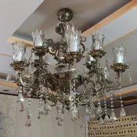 لوستر12 شعله و 10شعله|لوستر و چراغ آویز|مشهد, فاطمیه|دیوار