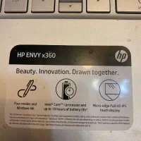 لب تاپ hp مدل ENVY x360 بسیار تمیز و کاملا سالم|رایانه همراه|تهران, ونک|دیوار