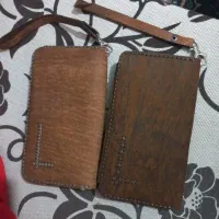 کیف چرم طبیعی هم جا موبایلی هم جا کارتی وجا پولی