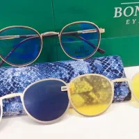 عینک طبی کائچو استات کاوردار اورجینال