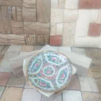 نعلبکی مرغی نقاشی وچایدان لاکی رنگ ژاپن و گلابدان|ظروف سرو و پذیرایی|خمینی‌شهر, |دیوار