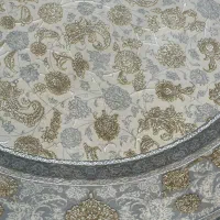 فرش گرد ۲.۲با دوتا پادری گل افشان طرح برجسته|فرش|رشت, کوی مهر|دیوار
