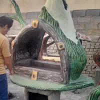 باربیکیو ذغالی سیمانی|اجاق گاز و لوازم برقی پختوپز|گلپایگان, |دیوار