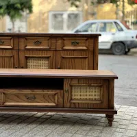 میز کنسول حصیری|بوفه، ویترین، کنسول|مشهد, سیلو|دیوار