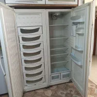 یخجال وفریزر الکترو استیل بدونه برفک|یخچال و فریزر|پیر بکران, |دیوار