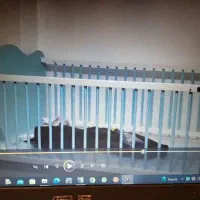 تخت کودک۲ منظوره کاملا سالم با تشک