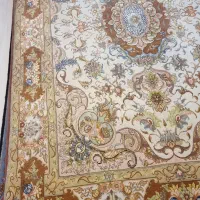 قالیچه نوین فر آکبند حاشیه ابریشم