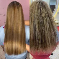 تخفیف کراتین پروتئین مو  تضمینی آموزش کراتین مدل