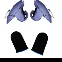 دسته بازی بهمراه انگشتی بازی وایر پاد گیمینگ