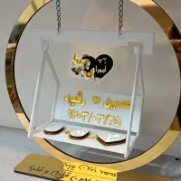 استند اثر انگشت (یاد بود عقد) لوح عقد نامزدی عروسی|صنایع دستی و سایر لوازم تزئینی|دزفول, |دیوار