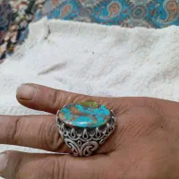 انگشتر نقره فیروزه نیشابور|جواهرات|رفسنجان, |دیوار