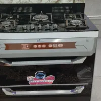 کابینت فلزی با گاز پنج شعله و سینگ|آب‌چکان و نظم‌دهنده ظروف|بلبان آباد, |دیوار