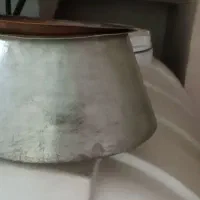 دیگ مسی با درب