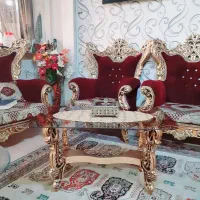 مبلمان ۶نفره استیل|مبلمان خانگی و میز عسلی|کرج, حسن آباد|دیوار