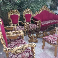 مبل سلطنتی ۹ نفره|مبلمان خانگی و میز عسلی|فاضل آباد, |دیوار