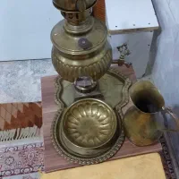 سماور  آنتیک باسرویس کامل قوری ،سینی ،پارچ ،کاسه|صنایع دستی و سایر لوازم تزئینی|مسجد سلیمان, |دیوار