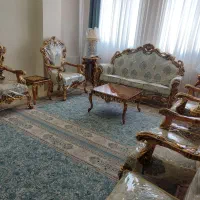 مبل سلطنتی ۹ نفره با روکش مبل