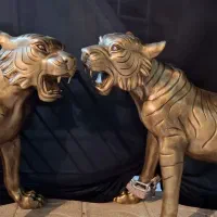 مجسمه برنز شیر|مجسمه، تندیس، ماکت|اندیشه, اندیشه فاز ۴|دیوار