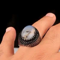 انگشتر عقیق یمنی نقره ۹۲۵|جواهرات|تبریز, |دیوار