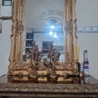 آینه کنسول چوبی