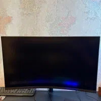 مانیتور خمیده سامسونگ مدلLC27T550FD-M سایز 27 اینچ