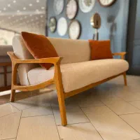 مبل دسته چوبی مدل Z هشت نفره