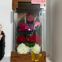 باکس گل شیشه ای