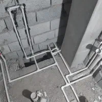 لوله کشی آب و فاضلاب برق ساختمان