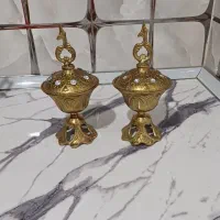 یک جفت قندان برنز