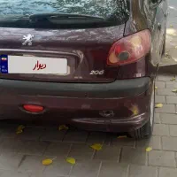 پژو ۲۰۶ تیپ ۵ مدل ۹۳ فنی به شرط بی رنگ