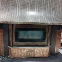 بخاری بزرگ شومینه گرمان گاز