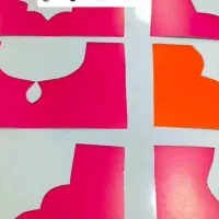 الگو امادە یقە لباس زنانە