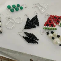 گوشواره مرواریدی دست ساز