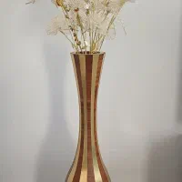 گلدان دکوری چوبی