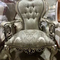 فرانسه کوئین افسون دسته چوبی با پارچه 1084|مبلمان خانگی و میز عسلی|تهران, یافت آباد جنوبی|دیوار