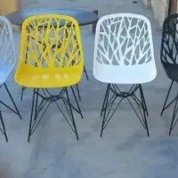 صندلی پایه فلزی