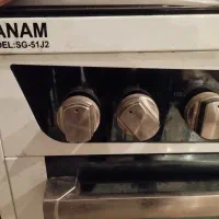فروش گاز ۵شعله فردار  درب شیشه ای