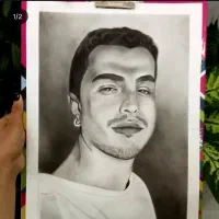 طراحی سیاه قلم چهره و حیوانات(مشهد/گلبهار)|تابلو، نقاشی، عکس|گلبهار, شهر جدید گلبهار|دیوار