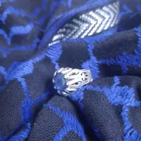انگشتر نقره مردانه یاقوت کبود